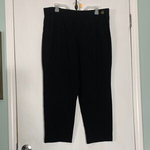 Michael Kors Women's Black Trousers Size XL Office